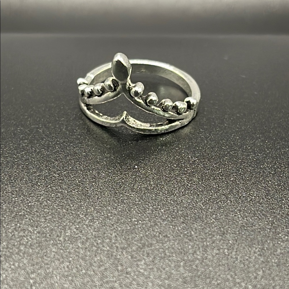 Silver Crown Ring